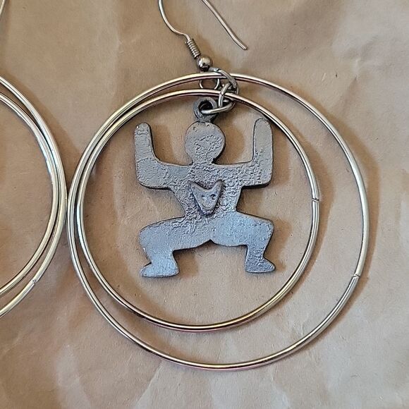 Hieroglyphic Earrings  - Picture 4 of 5